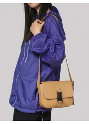 peach tree Men Messenger Bag Briefcase Box Bag Shoulder Bag Small Square Bag Business PU Waterproof Flap Bag Wallet Neutral Business Storage Bag Suitable For Business Large Capacity Keep Your Items Or