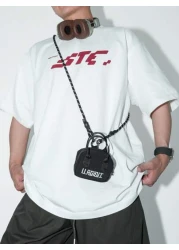 peach tree Men Sling Bag One Shoulder Bag Coin Pouch Lightweight Nylon Crossbody Bag Multi Color Casual Daily Versatile Gift Peach Tree Brand