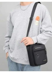 Fashion Casual Men s Cross Bag Multi Layer Waterproof Oxford Cloth Purse Men s Bag Shoulder Bag All Fabric Bag