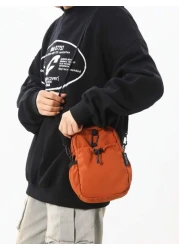 حقيبة مربعة صغيرة عصرية متعددة الاستخدامات للرجال 2025، حقيبة كروسبودي كاجوال بسيطة، حقيبة كتف مقاومة للماء لل