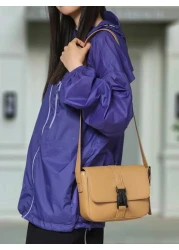 peach tree Peach Tree Men s Messenger Bag Shoulder Bag Crossbody Bag Business PU Waterproof Flap Box Bag Unisex Business Storage Bag Large Capacity To Keep Your Items Organized Suitable For Office Vin