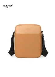 1pc Men s Solid Color Oblique Shoulder Bag Side Pocket Messenger Bag Casual Crossbody Square Pouch Multifunctional Commuting Bag Minimalist Style Black Or Brown Gift For Men Boyfriend