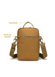 Men s Outdoor Sports Tactical Bag One Shoulder Messenger Camo Small Bag Retro Multi Functional Large Capacity Chest Bag With Multiple Compartments Shoulder Handbag For Teenagers Gift For Men