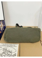 حقيبة عبر الجسم متروكة بطراز رجعي من العام 2000، قماشية بسعة كبيرة، موضة عصرية، متوفرة ب- 4 ألوان مختلفة، مناسبة