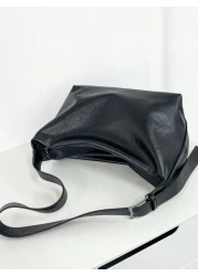 Minimalist Solid Color Retro Messenger Bag Casual Crossbody Tote Shoulder Bag Commuter Travel School College Gift Christmas Gifts Christmas Winter Fall Men Bag Sling Bag Cross Body Bag Gifts Thanksgiv