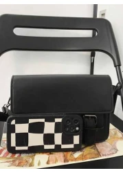 حقيبة كتف قابلة للطي بلون عادي