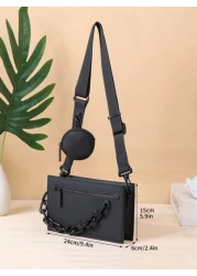 2pcs Men s Fashion Shoulder Bag Crossbody Bag Set For Party Travel Festival Purse Vintage Side Bags For Men