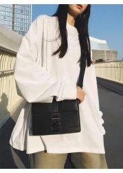 peach tree Men s Briefcase Shoulder Bag Small Square Crossbody Bag PU Waterproof Flap Covering Business Wallet Unisex Casual Storage Bag Suitable For Business Trip Toiletries Tools Large Capacity Vint