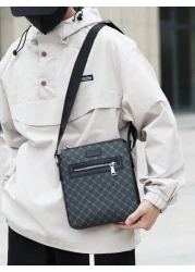 Men s Business Small Square Messenger Bag Casual Shoulder Crossbody Bag Crossbody Bag Sling Bag Chest Bag With Earphone Hole Lightweight For School Outdoor Christmas Gifts Scream Bag Winter Bag Thanks