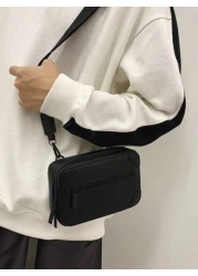 Men s Stylish Square Crossbody Bag Sling Bag Casual Box Shape Shoulder Bag Small Messenger Bag For Valentine s Day Gift Father s Day Gift College Travelling Commuting Sling Bag For Men Business
