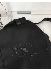 حقيبة حزام متعددة الوظائف لطلاب المدارس الثانوية والجامعات المبتدئين، حقيبة كاجوال للرجال مزينة بإبزيم، حقي