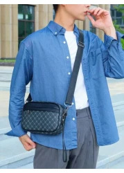 حقائب رجالية جديدة، حقائب كاجوال أنيقة للرجال، حقائب كروس بودي، سعة كبيرة، هدايا الشباب، أنماط الشارع