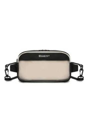 peach tree Peach Tree Men s Chest Bag Messenger Bag Waist Bag Transparent Phone Pouch One Shoulder Bag Coin Purse Running Pouch Cycling Bag Fashionable Solid Color Minimalist Design With Zipper Closur