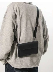 Crossbody Mini Bag Sling Bag Shoulder Bag Square Bags Messenger Bags Mini Multi Layer Black Small Travel Phone Bag Messenger Bag Clutch Bag