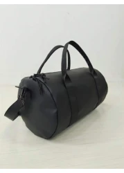 Men s Casual Crossbody Bag Sports Messenger Bag Shoulder Bag Fitness Courier Bag Round Bucket Shape Black Backpack