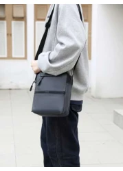 New Fashionable Simple Men s Bag Crossbody Bag High End Large Capacity Shoulder Bag Outdoor Commuter Backpack