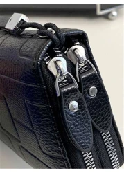 محفظة عملية أنيقة متعددة الاستخدامات، محفظة لحمل بطاقات البنك للسفر والتسوق الكاجوال للرجال