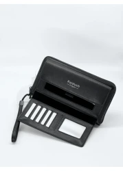 HOVI S Casual Morning Commuter Long Wallet Fashion Portable Large Capacity Multifunctional Travel Clutch Cell Phone Wallet Holiday Gift For Men