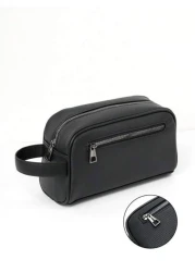 HOVI'S حقيبة للرجال بتصميم بسيط وعصري مع جيوب متعددة، محفظة يدوية عالية الجودة لحفظ الهاتف الذكي، إكسسوار موضة م