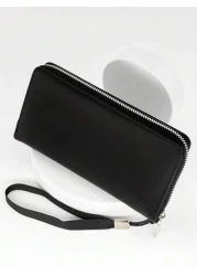 HOVI S Simple Casual Commuter Long Wallet Fashion Portable Large Capacity Multifunctional Travel Clutch Phone Wallet Holiday Gift Laptop Fashionable Casual Christmas Thanksgiving Fall Winter Purse Gif