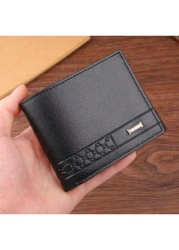 Men s Short Bifold Wallet Large Capacity Business Young Multi Function Card Case Ultra Lightweight New Model Bulk Wholesale Soft Leather Christmas Gift College Bag Men Bag Men Wallet Purses And Bags G