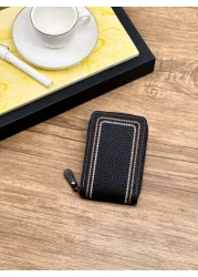 HOVI S Classic Minimalist Card Holder Ultra Thin Portable Card Coin Wallet Multi Function