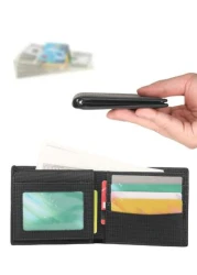 HOVI S Casual Fashion Retro Short Wallet Multi Card Multifunctional Portable Wallet Wallet