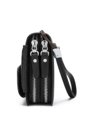 gorchis حقيبة كلاتش جلد التمساح متعددة الوظائف كبيرة الحجم، مع فتحات بطاقات متعددة، سوستة مزدوجة، محفظة للهاتف،