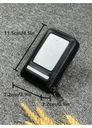 HOVI'S محفظة حامل بطاقة الائتمان ذات تصميم بسيط، محفظة صغيرة متعددة الوظائف كهدية عيد الميلاد ، هدايا عملية للطل