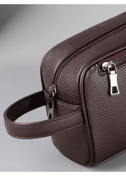 1Pc Large Capacity Casual Business Handheld Clutch Bag Handbag Wristlet Bag Holiday Essentials For Travel Fall Stuff Anti Theft Portable Lightweight Gift Hand Bag Storage Valentines Gift Handbag Organ