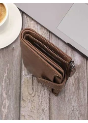 Multi Card Slot Men s Simple Short Wallet Zipper Purse With Clasp And Coin Pocket Clutch Handbag Korean Style Wristlet Bag Anti Theft Bag College Multi Card Clutch Bag Long Wallet Business Vacation Le