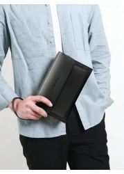 gorchis New Style Clutch Bag With Multiple Pockets Code Lock Anti Theft Design Large Capacity Business Casual Handbag Long Wallet Multi Purpose Quality Handheld Bag For Books Clutch Bag Light Business