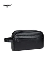 saroxi Men s Large Capacity Fashionable Casual Handbag Wristlet Pouch High End Elegant Portable For Work Travel Suitable For Young Office Workers Students A Great Gift Choice For Men Pillow Bag Men