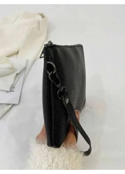 Men s Fashion Stylish Casual Litchi Grain Clutch Bag