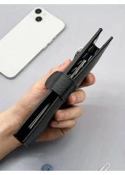 HOVI S Lightweight Passport Card Case Multi Card Slots Multi Function Passport Protect Your ID With This Portable Slim Bag Lightweight Portable Credit Card ID Card White Collar Workers Purse Wash Bag