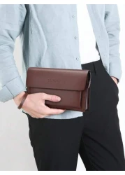 gorchis New Clutch Bag With Multiple Pockets Password Lock Anti Theft Large Capacity Business Casual Style Quality Handbag Wristlet Bag Organizer Storage Portable Wallet Gifts Fall Christmas Scream Me