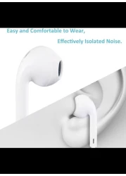 Ear Pods Headphones Compatible with iPhone, Wired Ear Buds with Built-in Remote to Control Volume, Music and Phone Calls