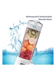 هوم برو بلاند برو بلس خلاط عصير كهربائي بمنفذ يو إس بي-سي أبيض 400 ملل