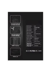 Home Pro Blendpro Max 6 Blades Portable Blender Black 600ml