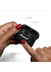 Marshall Motif Ii ANC - True Wireless Active Noise Cancelling Bluetooth Headphones, Earbuds, 30 Hours Playtime, Black