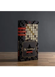 WS Game Company Scrabble Grand Folding Edition with Rotating Wooden Game Board