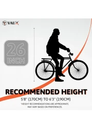 Vaux - Classic MTB - Black/Red - 26