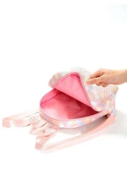 1pc Girls Quilted Cute Campus Style Backpack Casual Street Style Backpack Suitable For School Student Backpack Outdoor Hiking Vacation Daily Commuting Holiday Gift