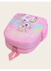 1 Cute Cartoon Style Mini Backpack Cute Unicorn Design School Bag Rainbow Color School Bag Kawaii Cartoon School Bag Girls Shoulder Bag School Bag