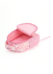 حقيبة ظهر وردي قوقازي جذابة للأطفال واحدة، حقيبة ظهر كرتونية مضحكة ومقاومة للماء، تناسب السفر اليومي والمدرس