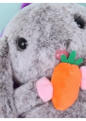 1pc Cute Plush Backpacks Cartoon Backpack Girl My Fashion Fluffy Backpacks Children Schoolbag Little Cartoon Book Bag