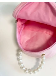 Girls Cartoon Figure Graphic Sequin Decor Backpack