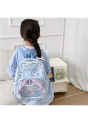 Sanrio حقيبة ظهر سعة كبيرة، كولومي، كلب القرفة، ميلودي ثلاثة أنماط، التصميم الشفاف للحقيبة، أكثر سهولة في رؤية ا