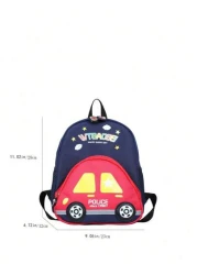 Cartoon Car shaped Kids Backpack For Children Aged 3 5 In Kindergarten And Primary School Boys Schoolbag