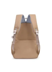 Bala Elementary School Backpack Kids Student Unisex Casual Daypack Large Capacity Minimalist Versatile Design Lightweight